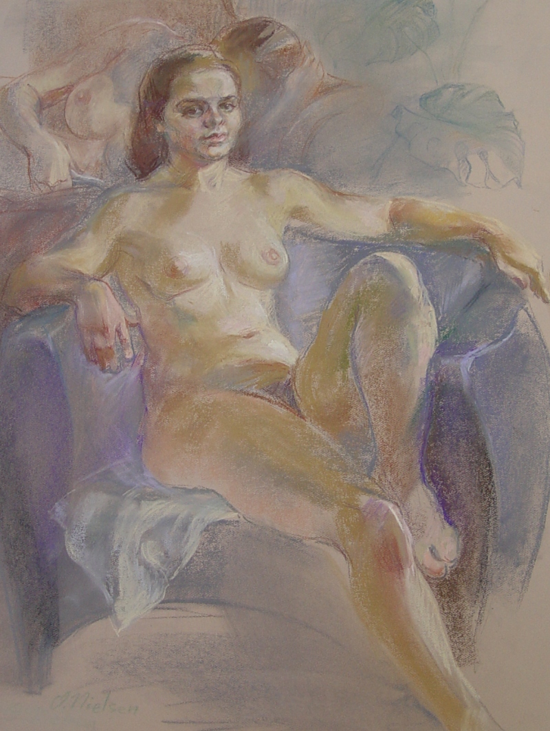 Sunny Morning, Pastel