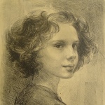 My Daughter, lithograph