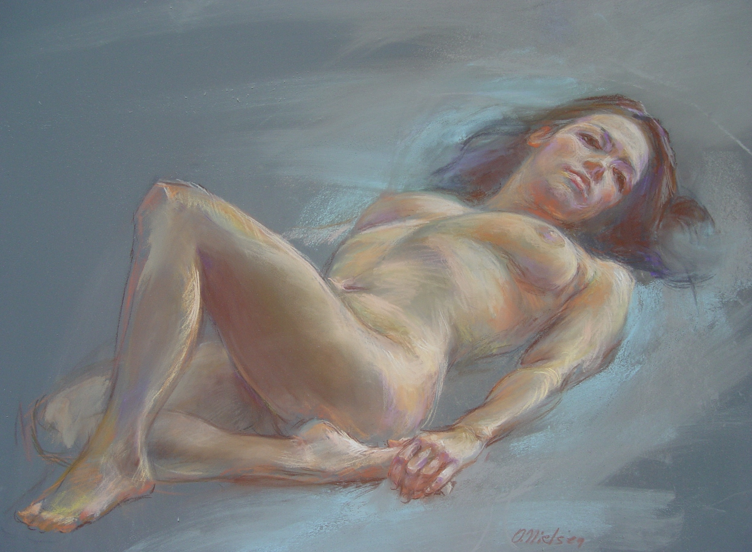 Awakening, pastel
