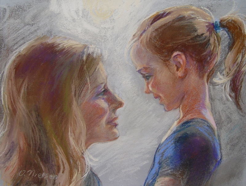 Conversation, Pastel