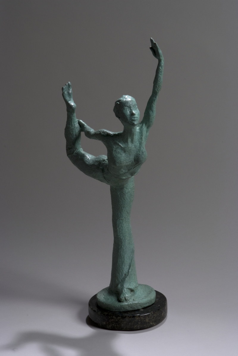 Dancer Pose, bronze, 23 in. high