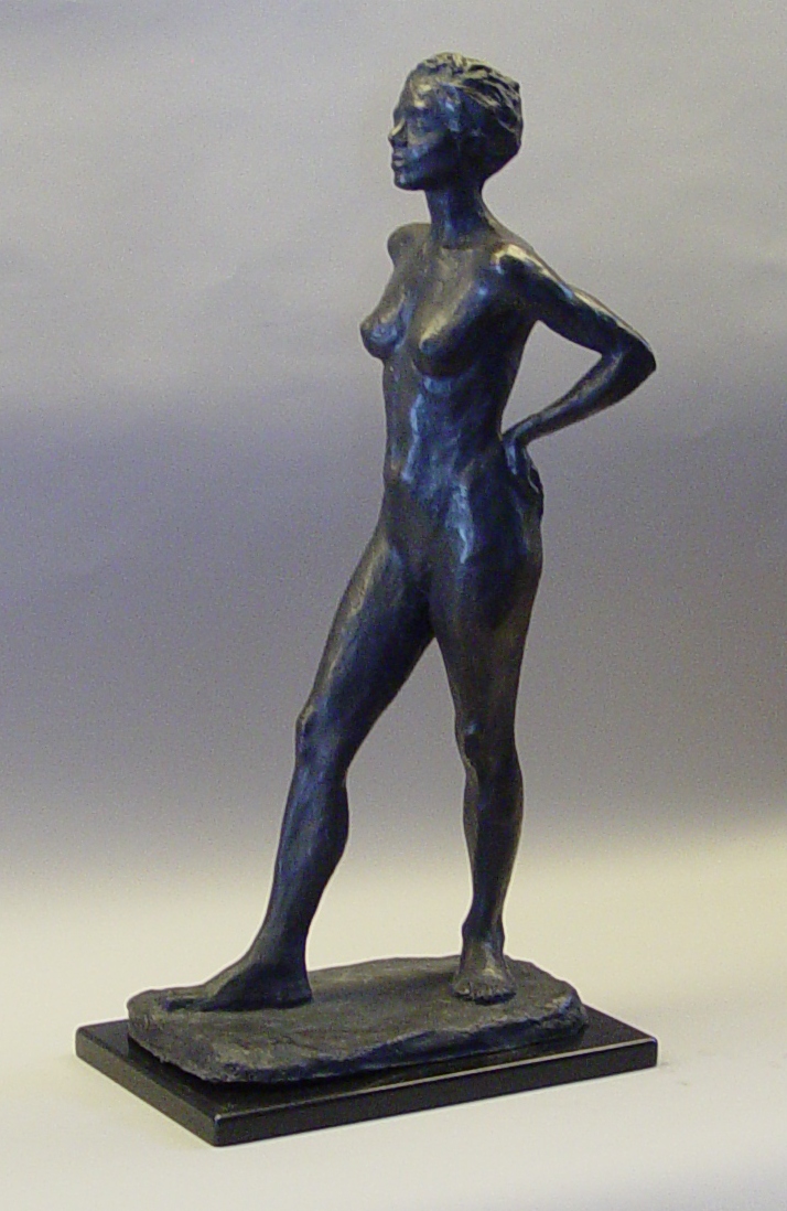 Defiance, bronze, 26 inches high