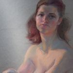 In Golden Light, pastel, 16 x 20 inches