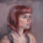 Girl with a jade earring