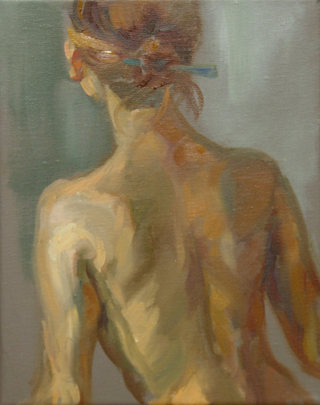 Julia's Back, oil