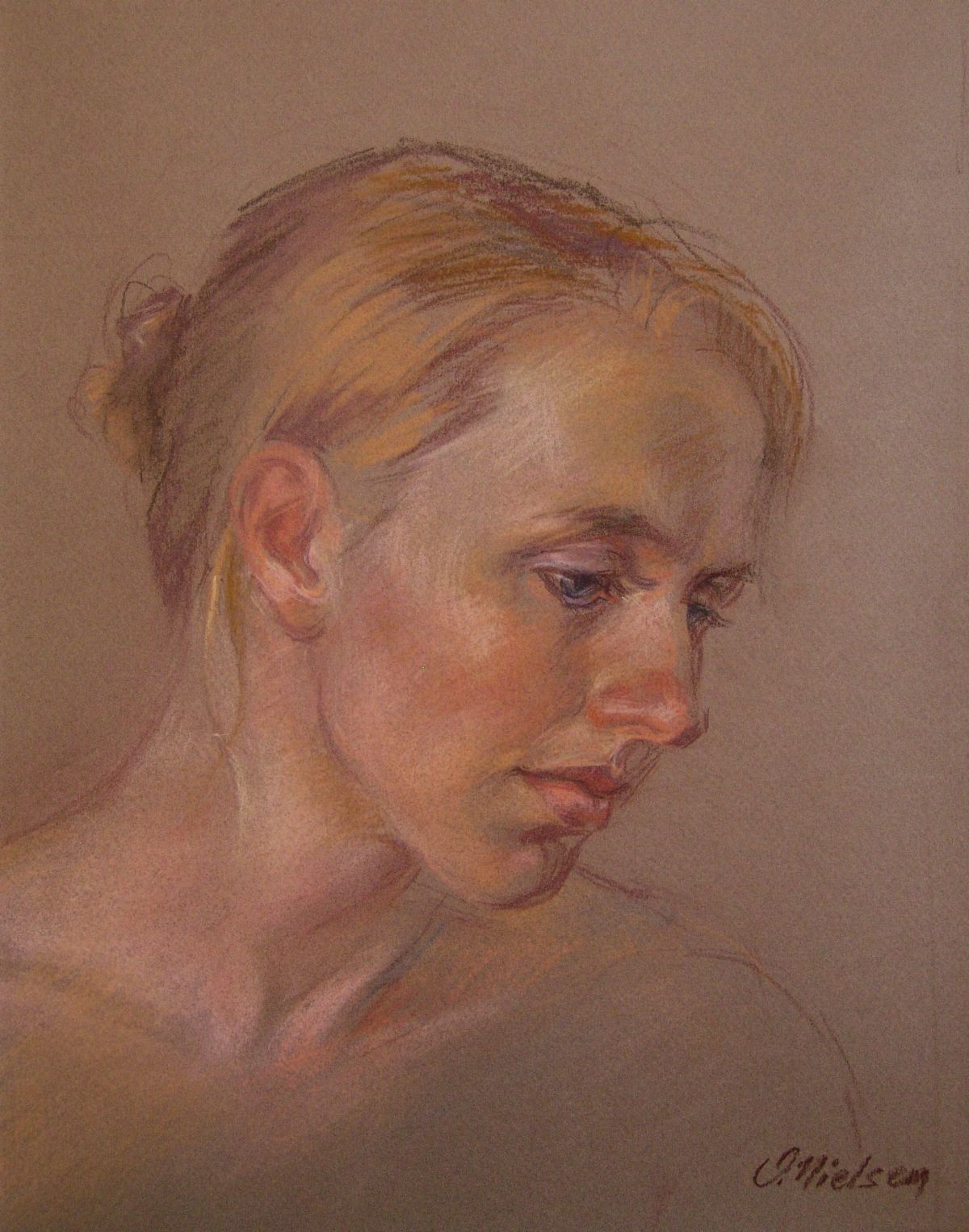 Karina, pastel, 12 x 15