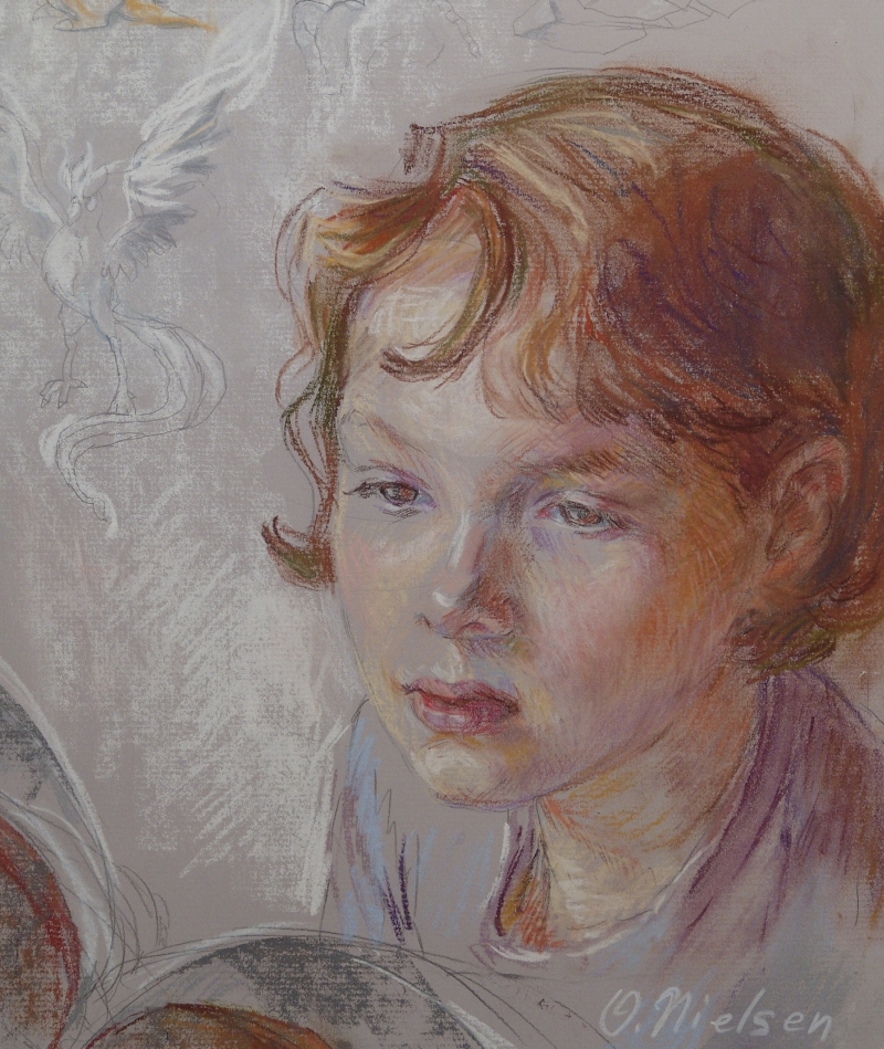 Reading Fantasy, Pastel