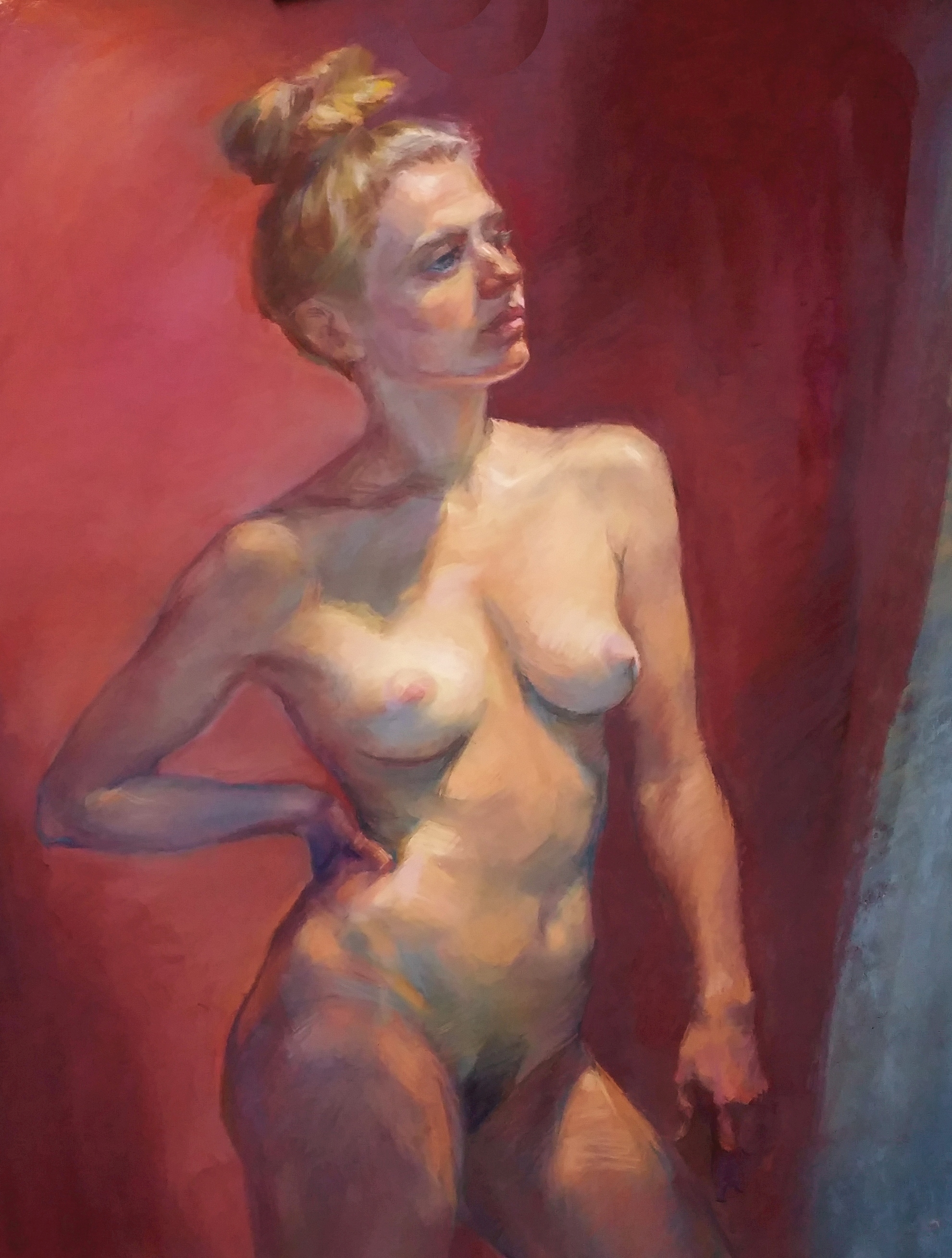 Defiance, Pastel, 25 x 19