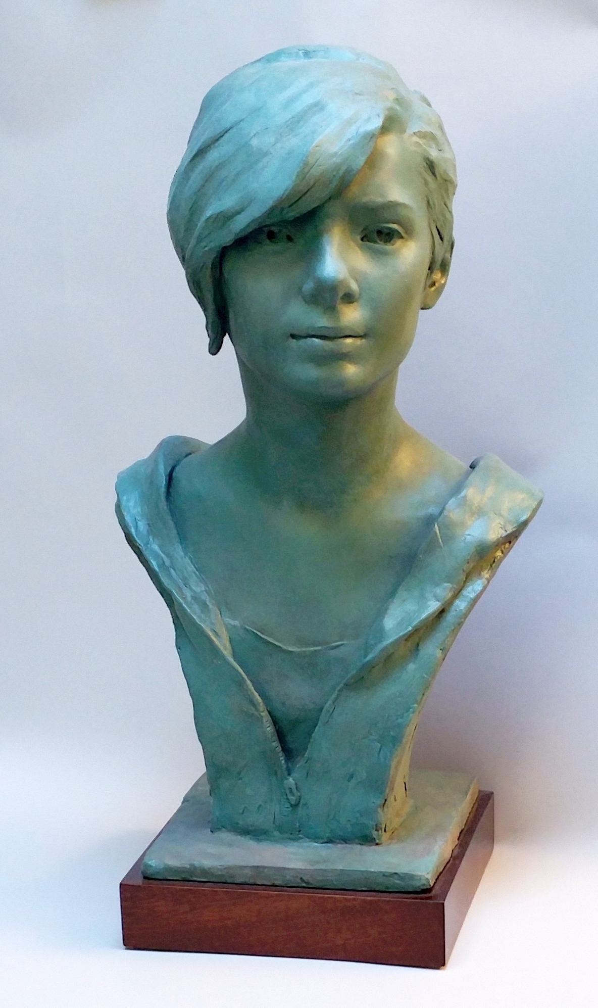 Sophomore, Bronze, 22 x 12 x 10